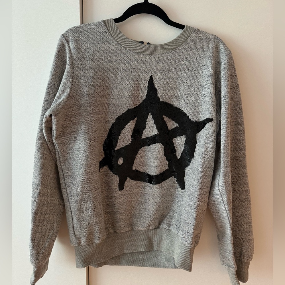 ASHISH Rare This Laughable Anarchy Sweatshirt Sweater Unisex Men S Women M - Picture 3 of 13